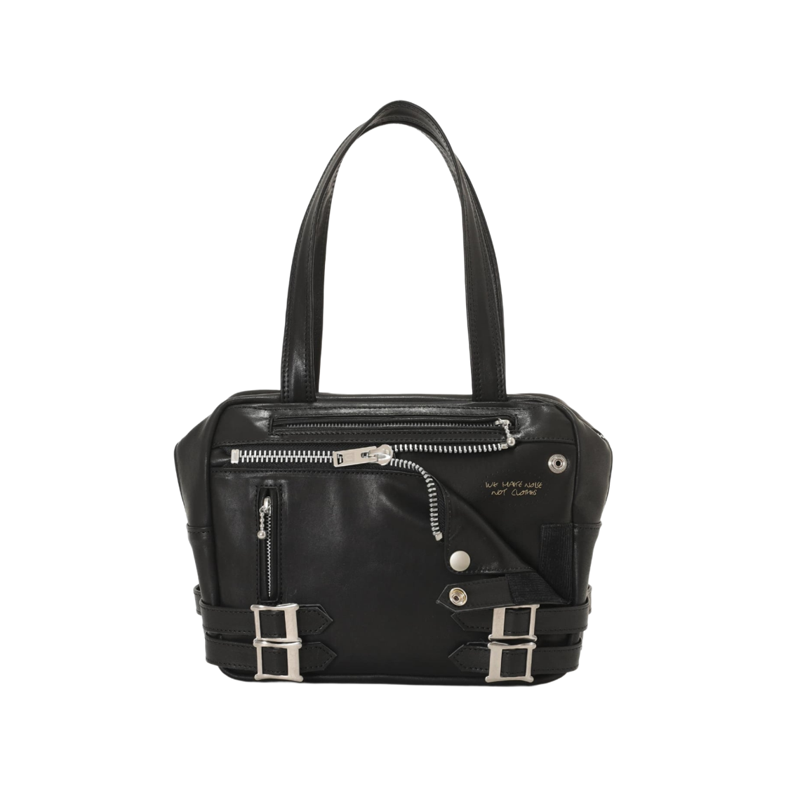 언더커버 UC0D6B05 카우 레더 라이더스 백 블랙(Undercover UC0D6B05 Cow Leather Riders Bag Black)