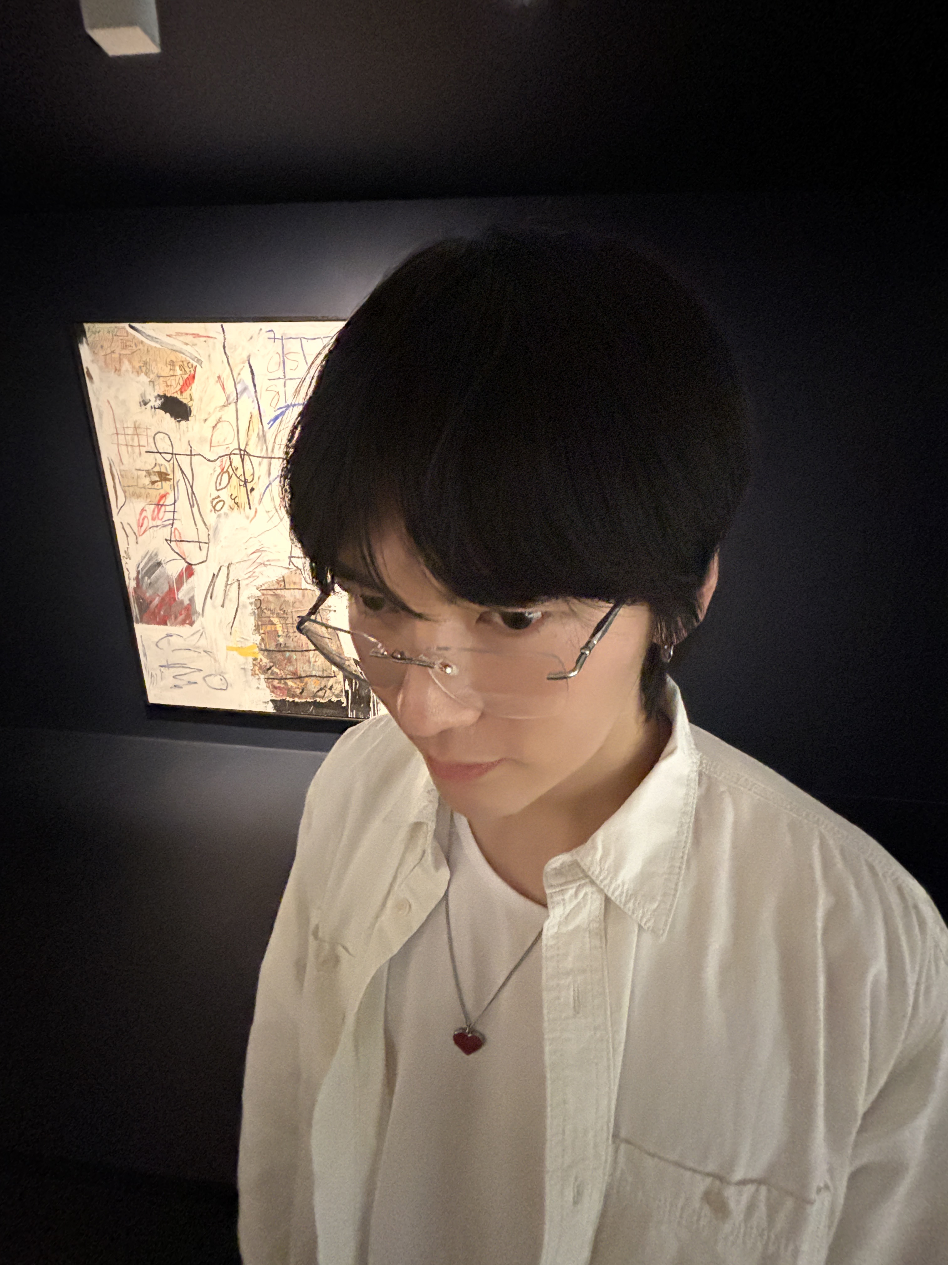 Human Made Heart Necklace Red, Hoka Bondi 6 White 착용 스타일 - 1