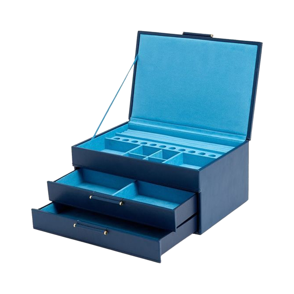 울프 1834 소피아 쥬얼리 박스 드로워 인디고(Wolf 1834 Sophia Jewelry Box with Drawers Indigo) - 2