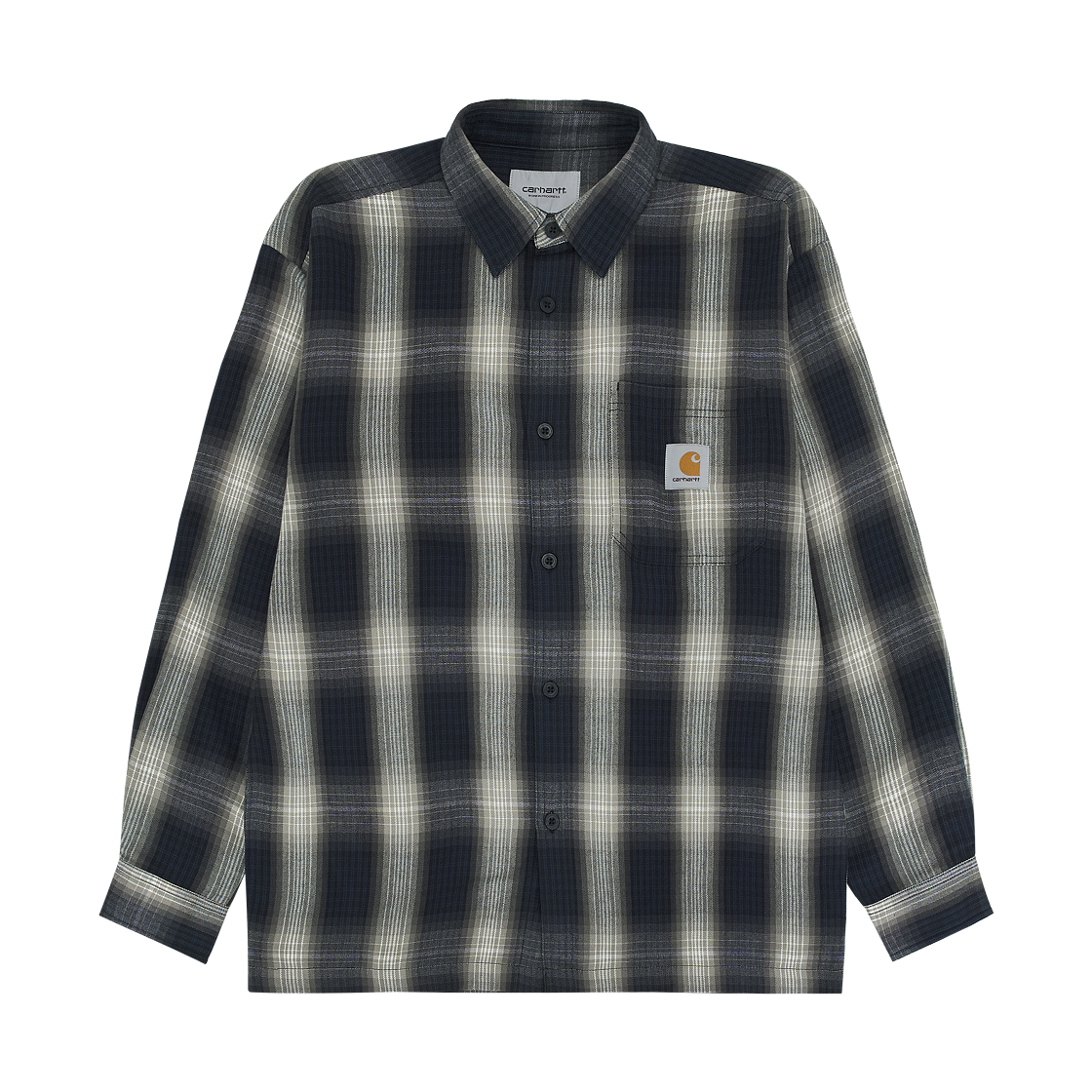 I035954-3I3-XX Carhartt WIP L/S Harlin Shirt Harlin Check Jupiter