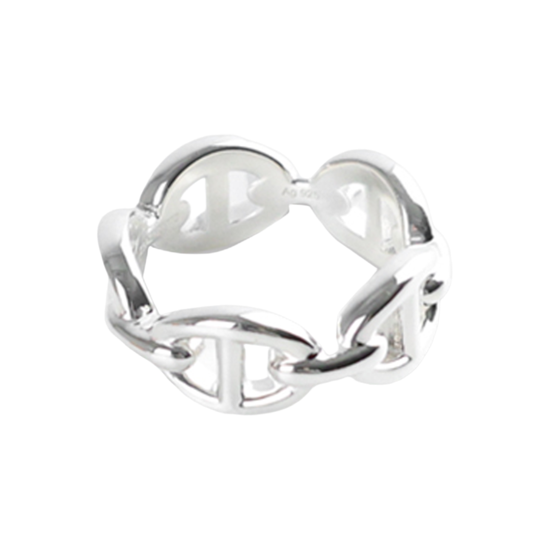 에르메스 샹달 반지 실버 링 52 H109507B 00(Hermes Chandal Silver Ring H109507B 00) - 1