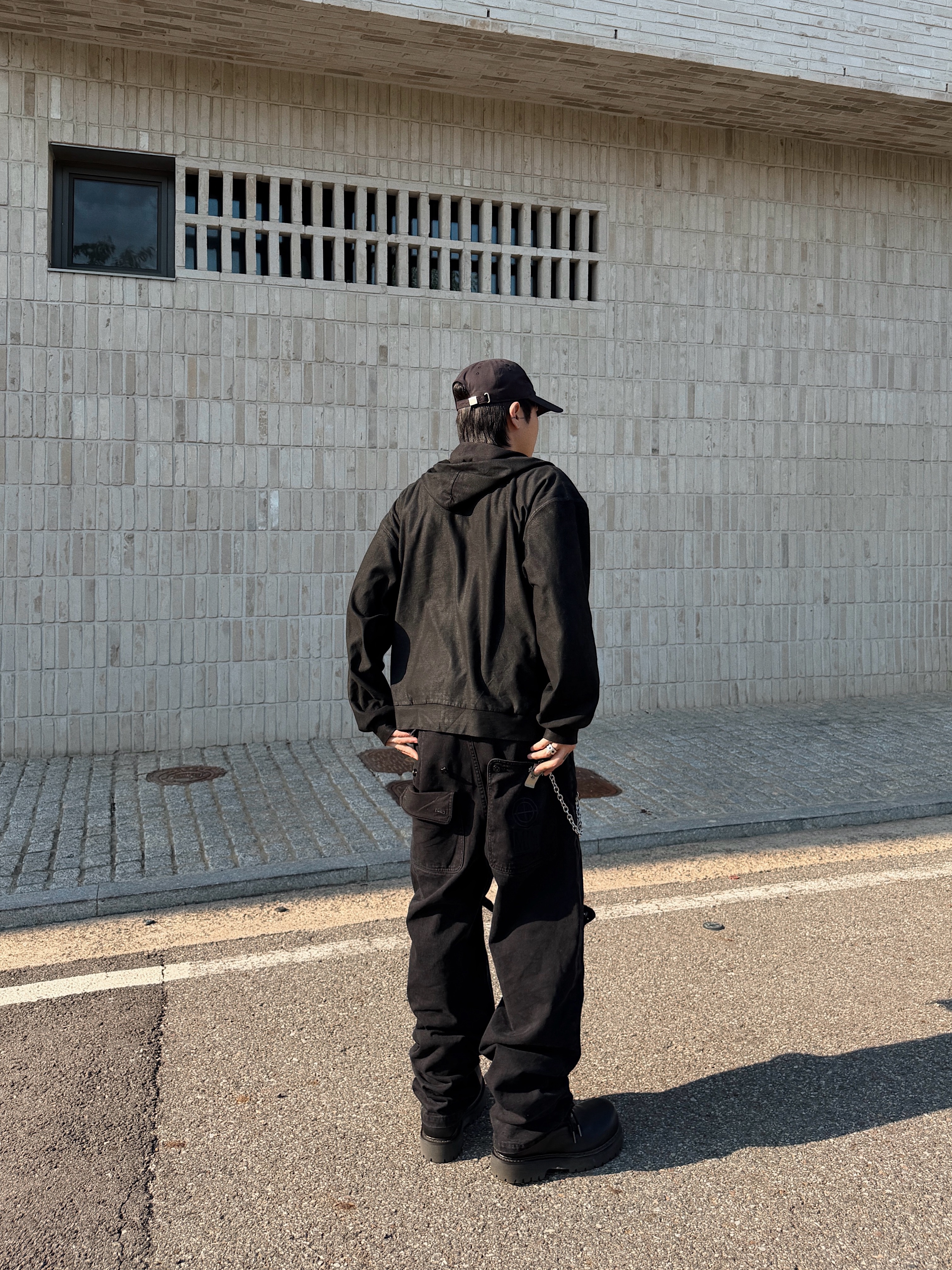 LOSTGARDEN Phantom, Plastic Product MPa Bag Pants Black 착용 스타일 - 3
