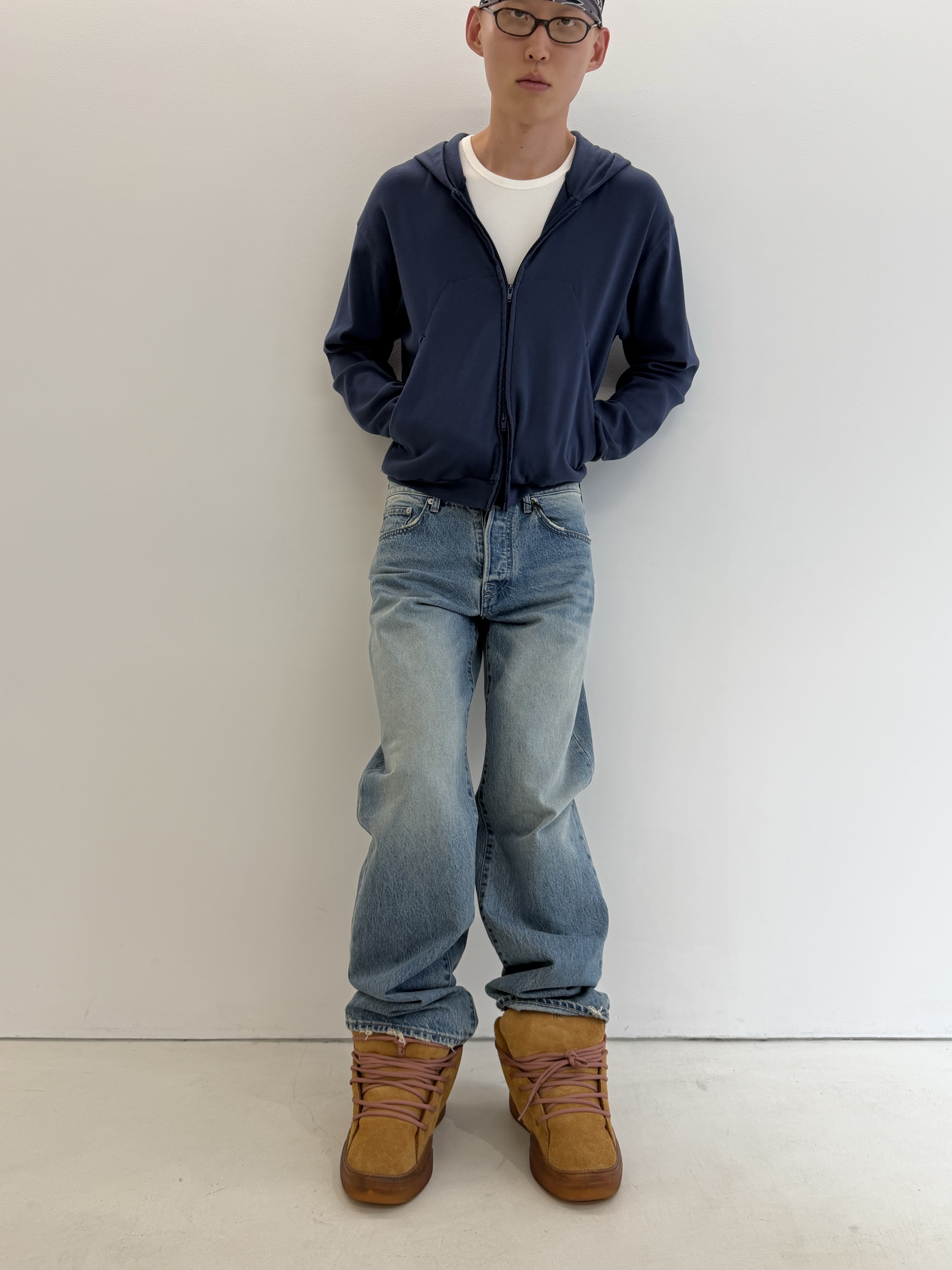 ERL Vamp Skate Shoes Sand 착용 스타일 - 2