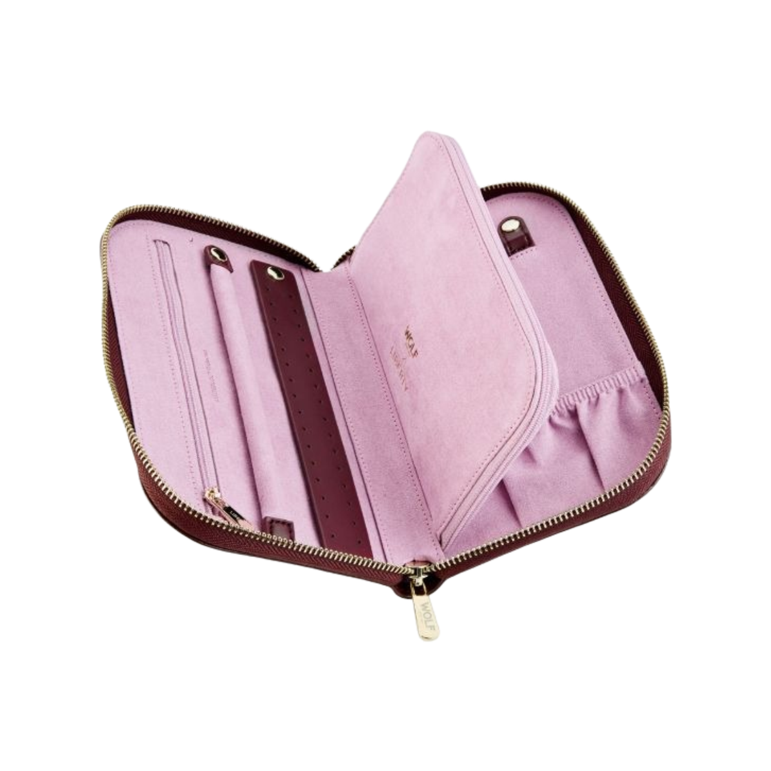 울프 1834 x 리버티 런던 트래블 쥬얼리 포트폴리오 버건디(Wolf 1834 x Liberty London Travel Jewelry Portfolio Burgundy) - 2