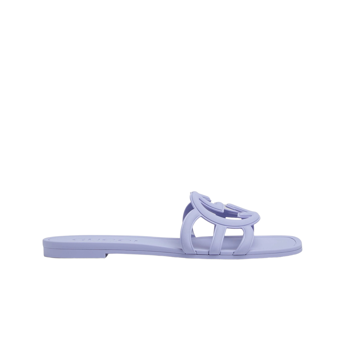780307-J8700-5316 (W) Gucci Interlocking G Slide Sandals Lilac