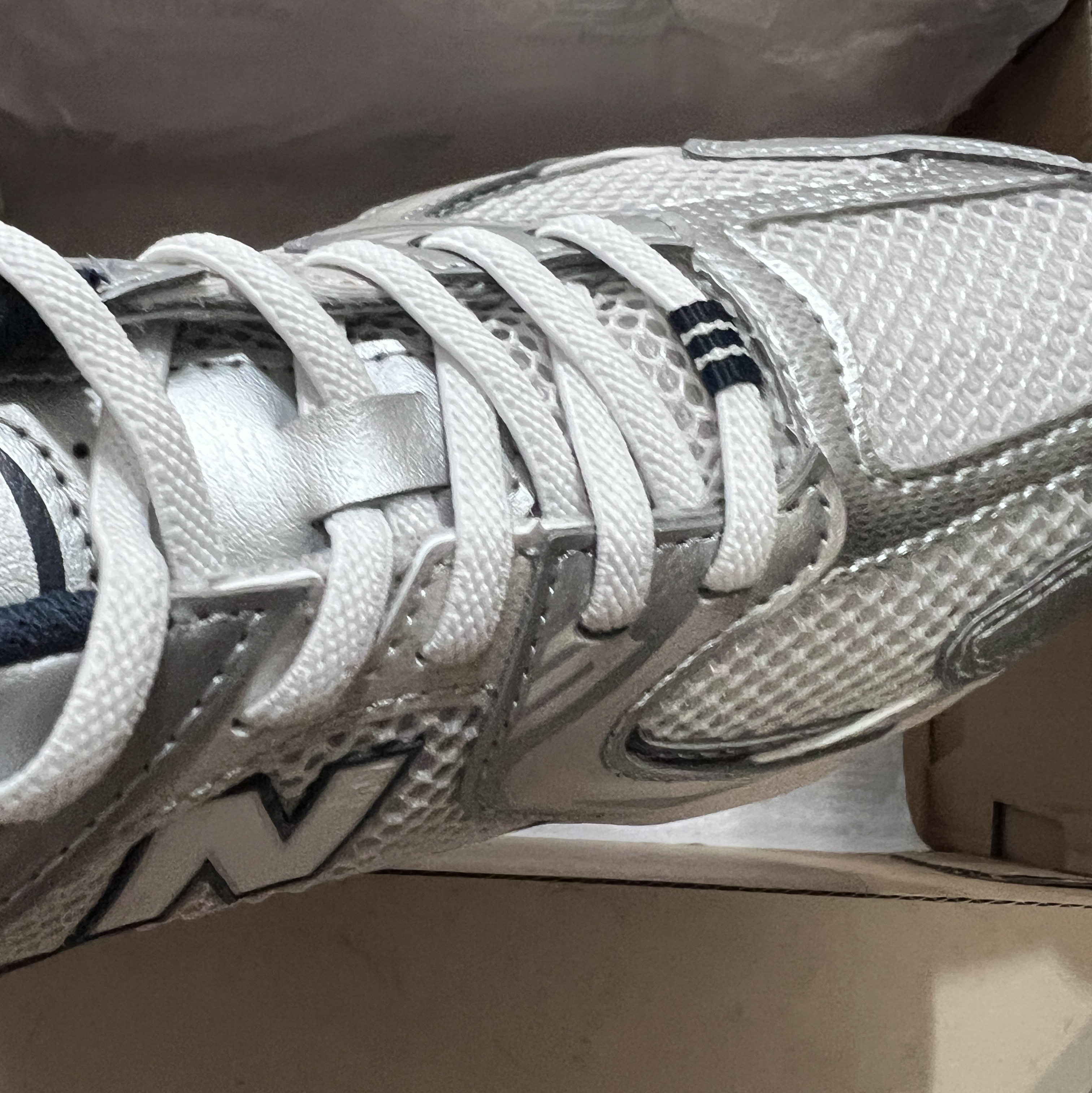 (PS) New Balance 530 Silver - W Wide 착용 스타일