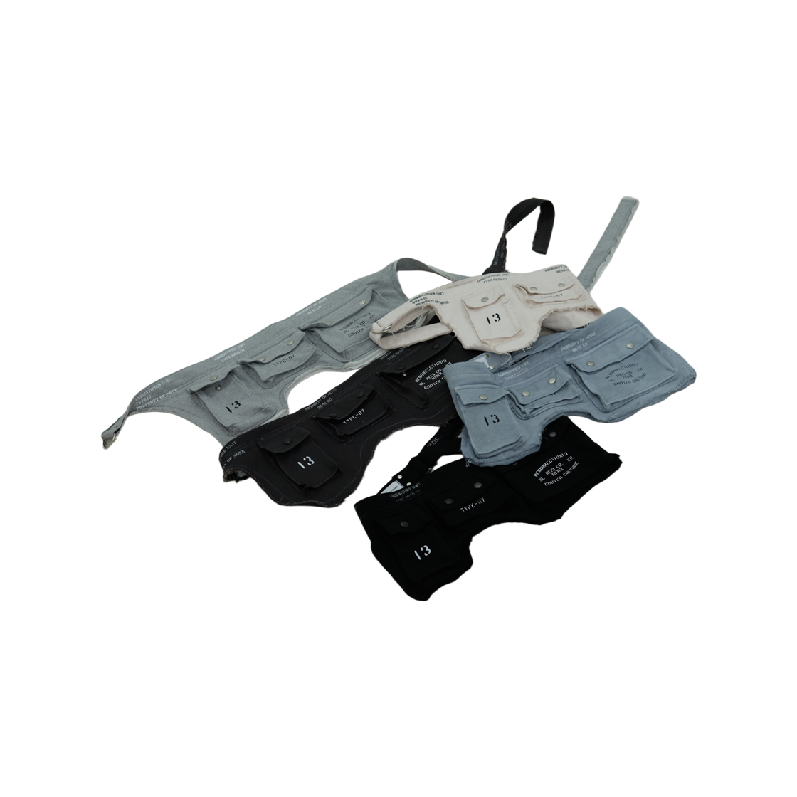 레저렉션13 타입-07 벨트백 챠콜(Resurrection13 Type-07 Belt Bag Charcoal) - 2