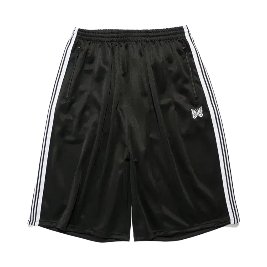 SX1543 Needles x Studious H.D. Poly Smooth Track Short Pants Black