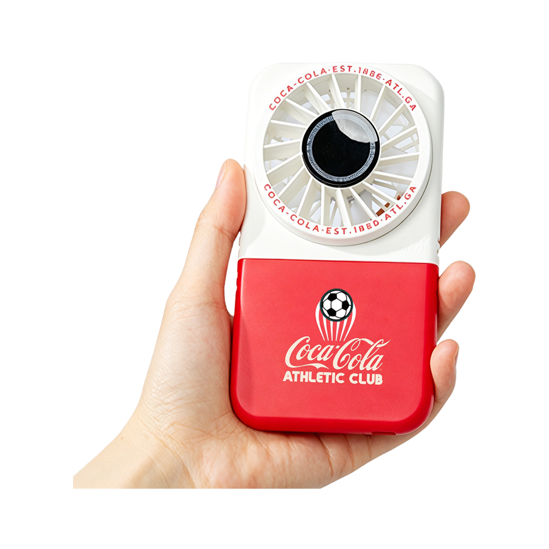 [KREAM 단독] 코카콜라 시그니처 접이식 휴대용 탁상 선풍기 CO-WFS05R([KREAM 단독] Coca-Cola Signature Foldable Portable Desk Fan (CO-WFS05R)) - 4