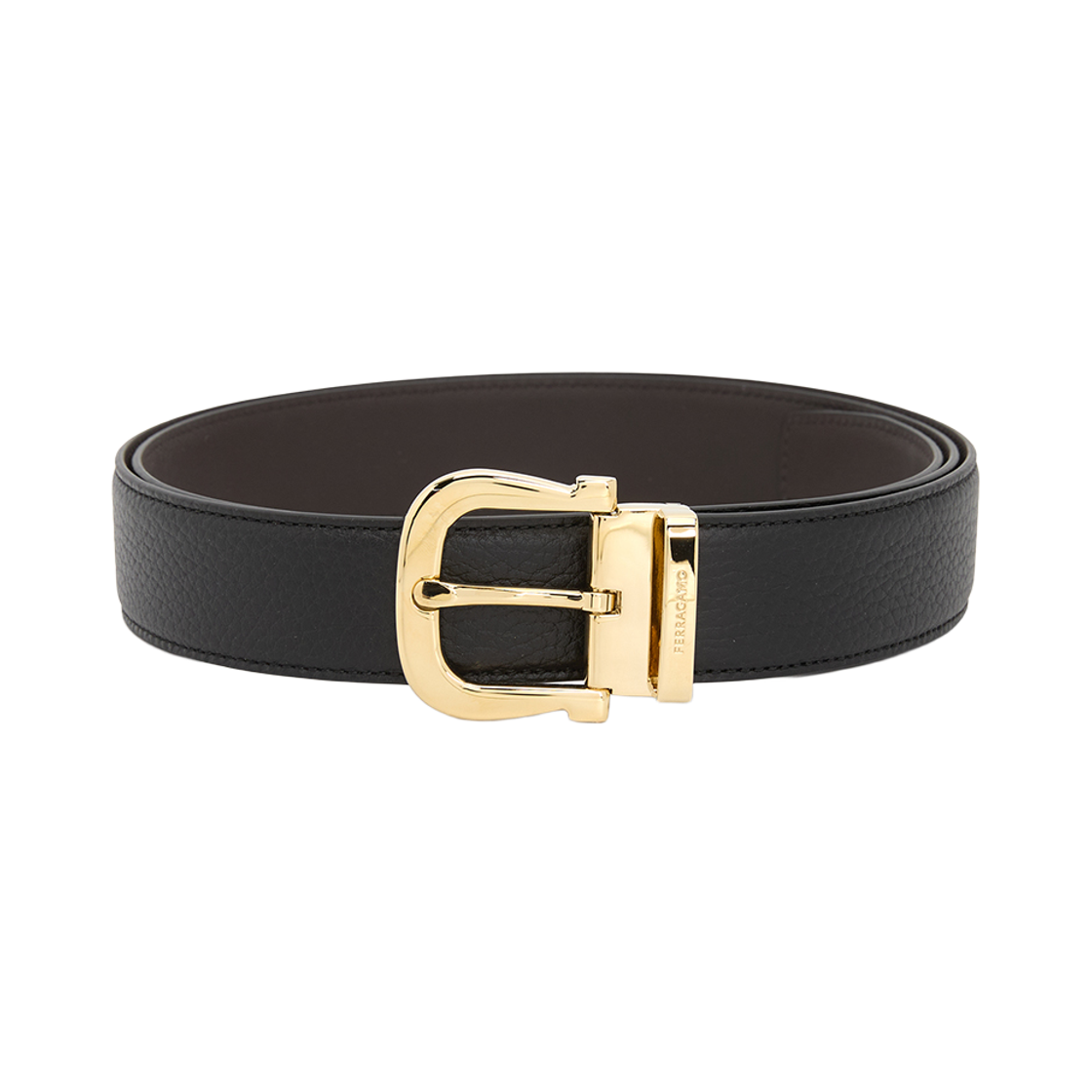 670718-795403 Ferragamo Reversible Belt Brown