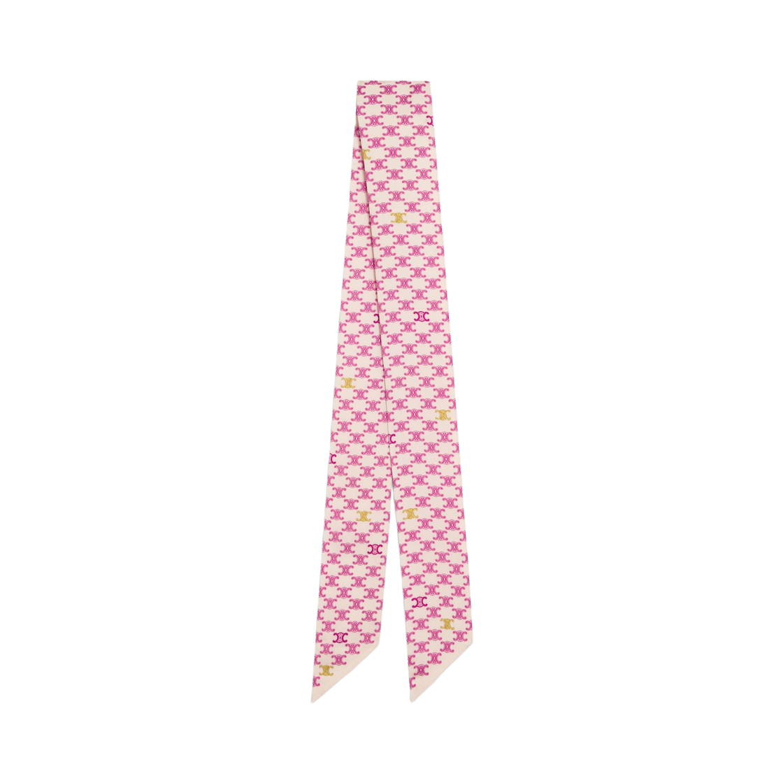 (W) 셀린느 라발리에르 실크 트윌 핑크 골드((W) Celine Lavalliere in Silk Twill Pink Gold) - 2
