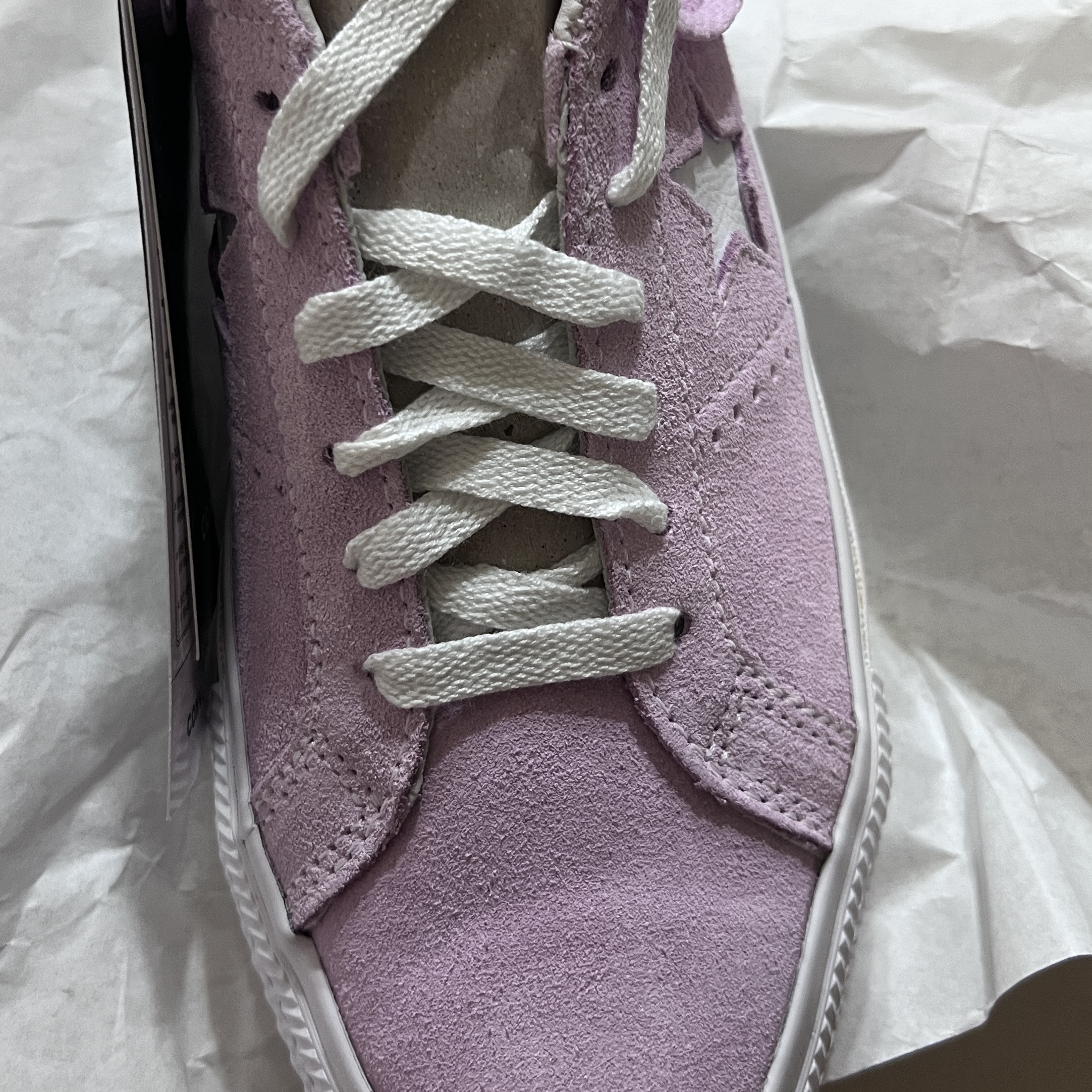 Converse Cons One Star Pro Stardust Lilac 착용 스타일