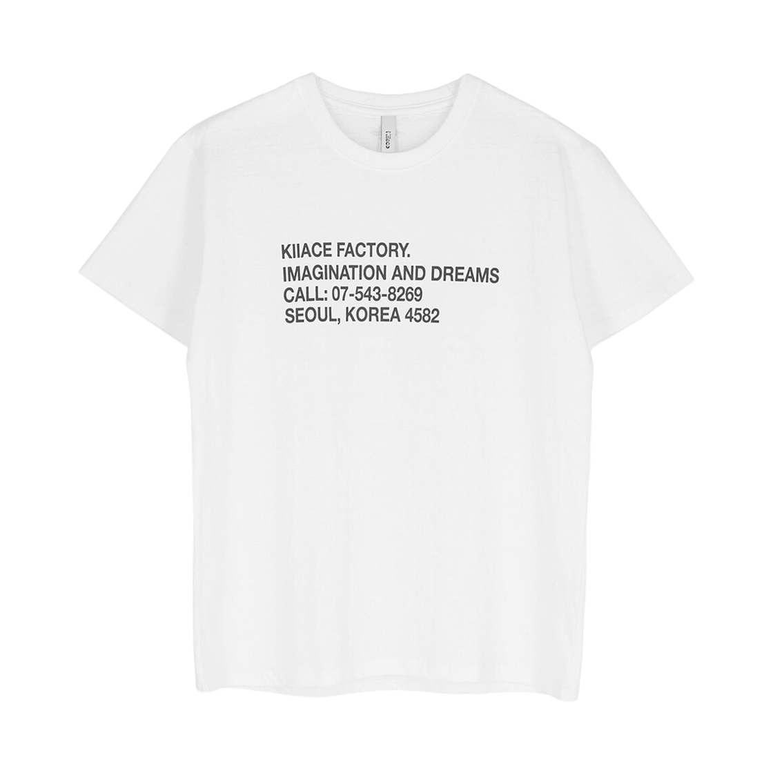 키아세 팩토리 티셔츠 화이트(Kiiace Factory Tee White) - 1