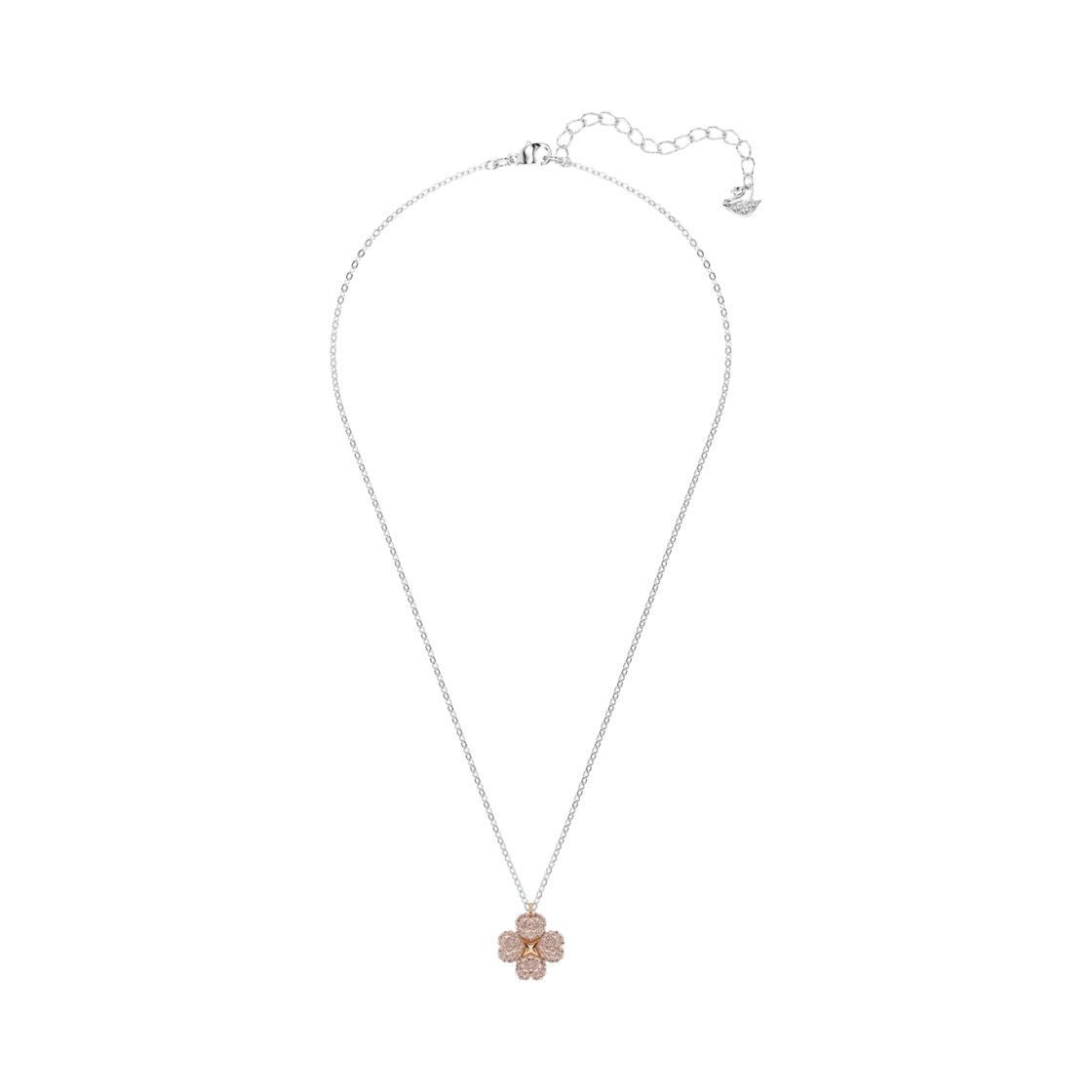 (W) 스와로브스키 라티샤 펜던트 플라워 믹스 메탈 피니쉬((W) Swarovski Latisha Pendant Flower Pink Mixed Metal Finish) - 2