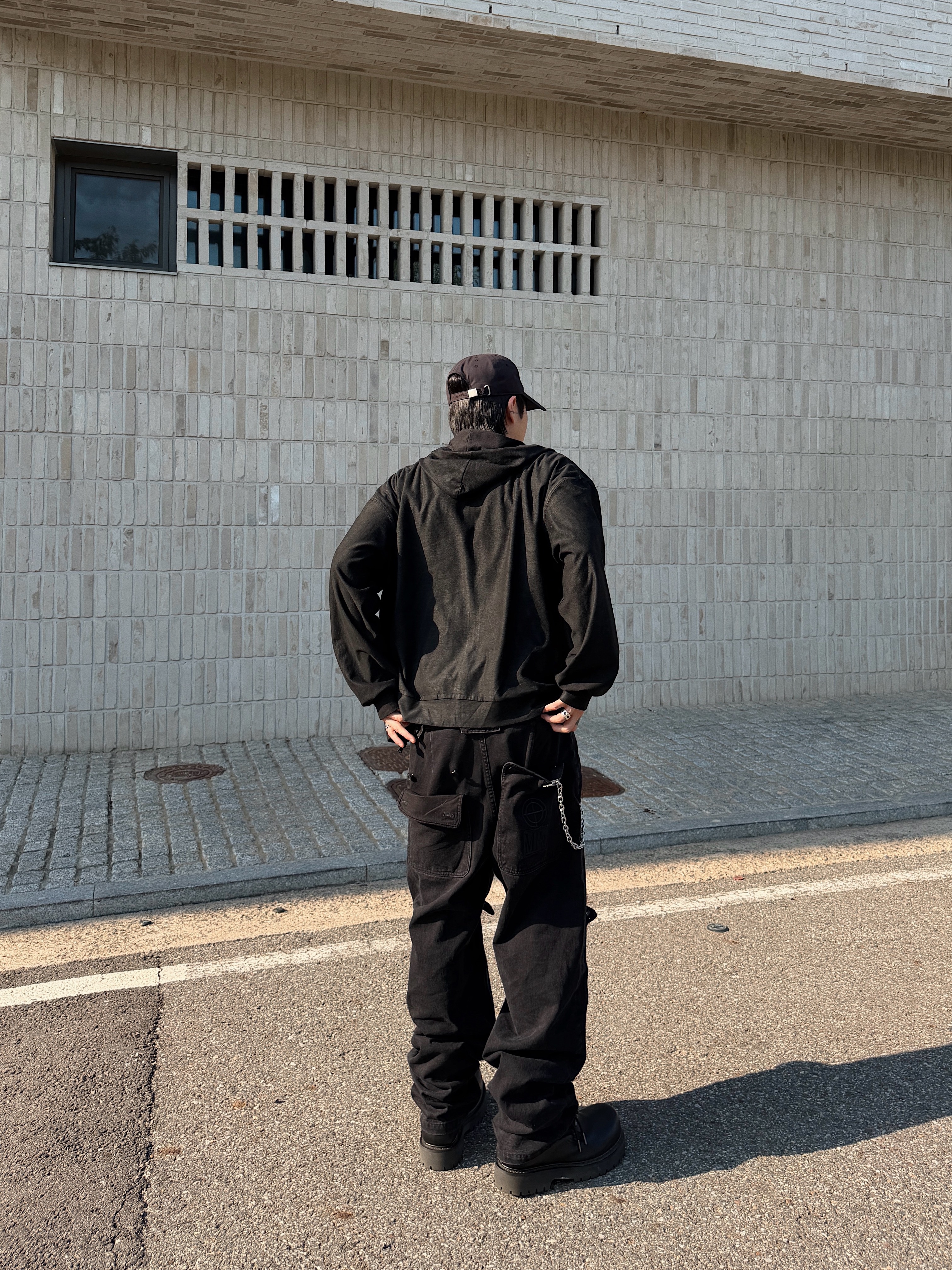 LOSTGARDEN Phantom, Plastic Product MPa Bag Pants Black 착용 스타일 - 4