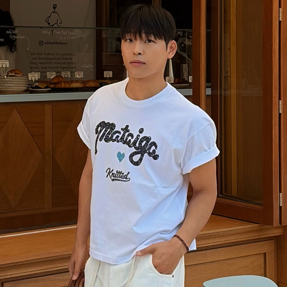 니티드 mataiga 크롭 티셔츠 화이트(Mataiga Crop T-Shirts WHITE) - 2