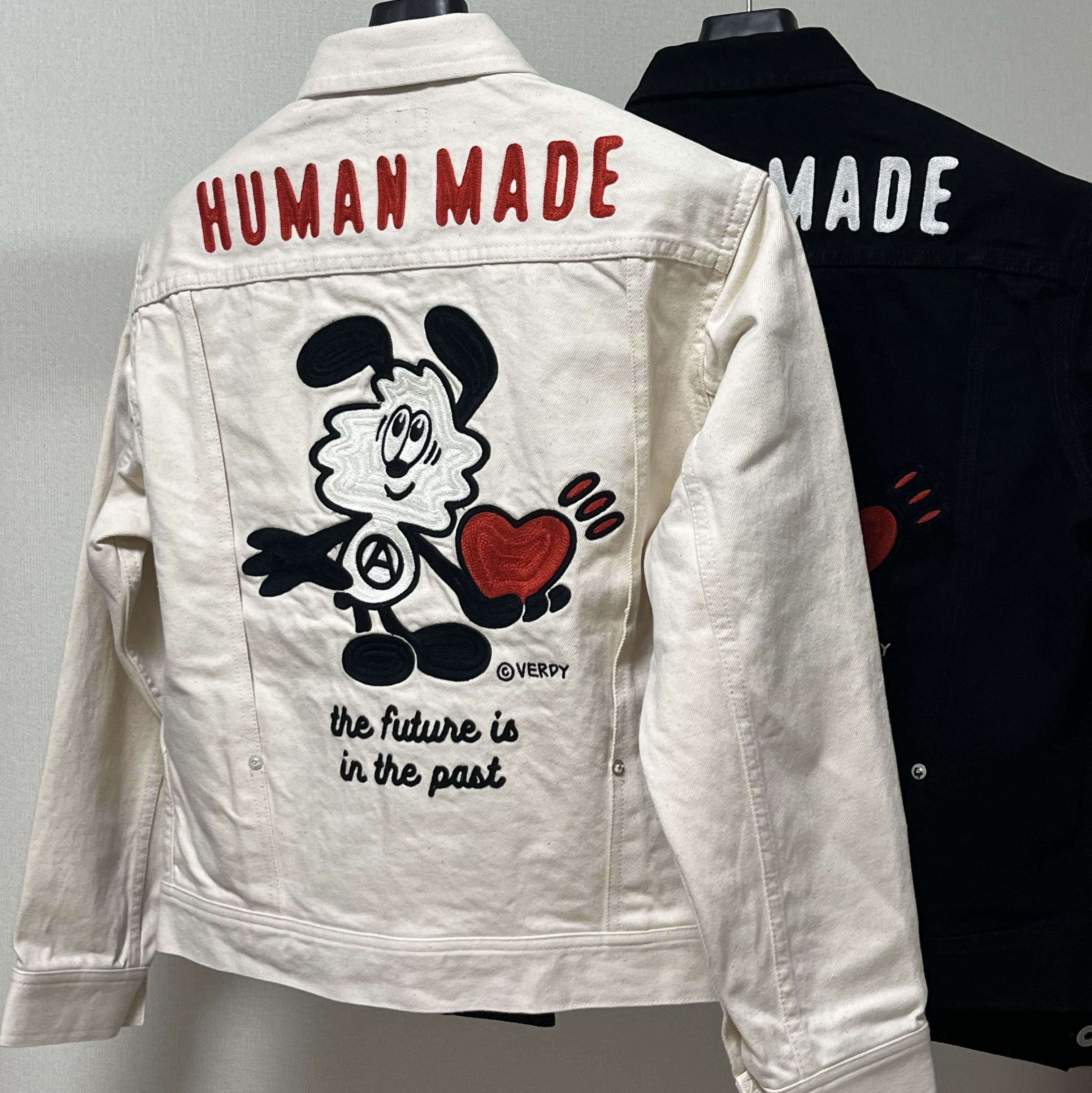 Human Made x Verdy Work Jacket White - Jamsil Store Exclusvie 착용 스타일