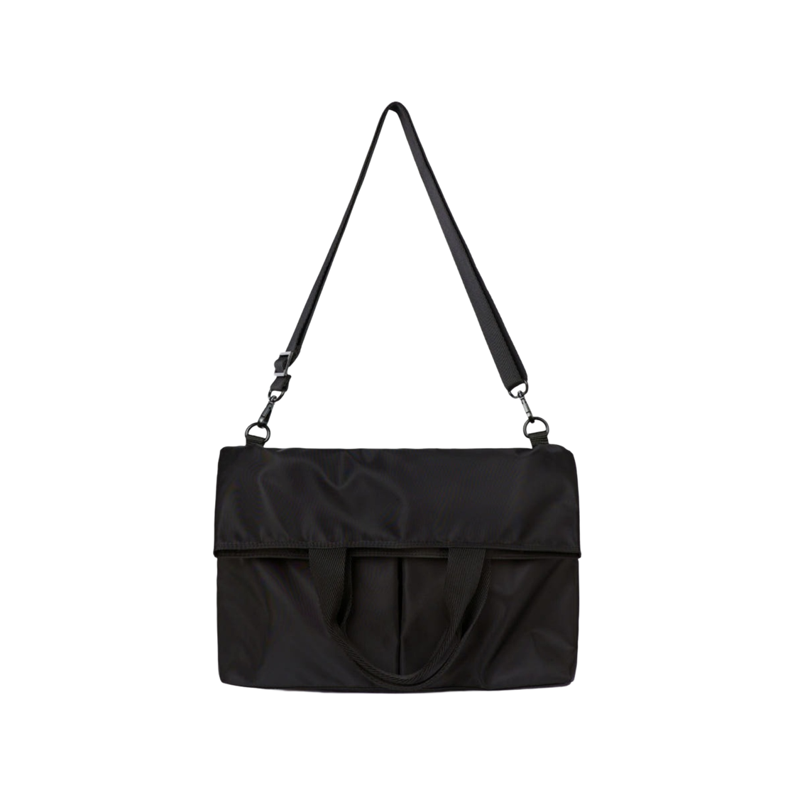 하아카이브  2웨이 폴더블 나일론 백 블랙(Hah Archive 2Way Folderble Nylon Bag Black) - 2