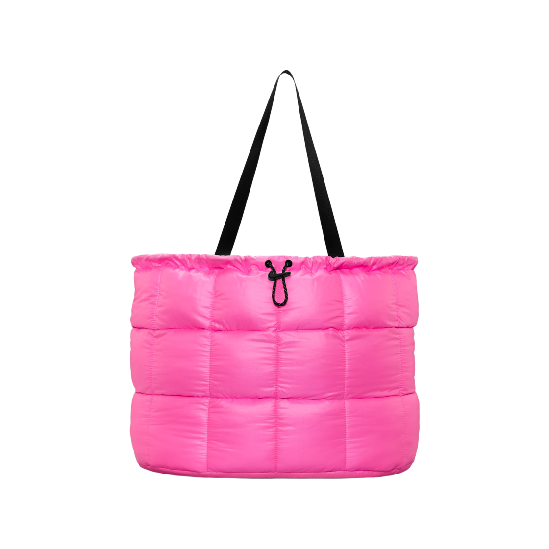 HQ0220-606 Nike NSW Puffle Tote Bag 28L Pink Spell Black