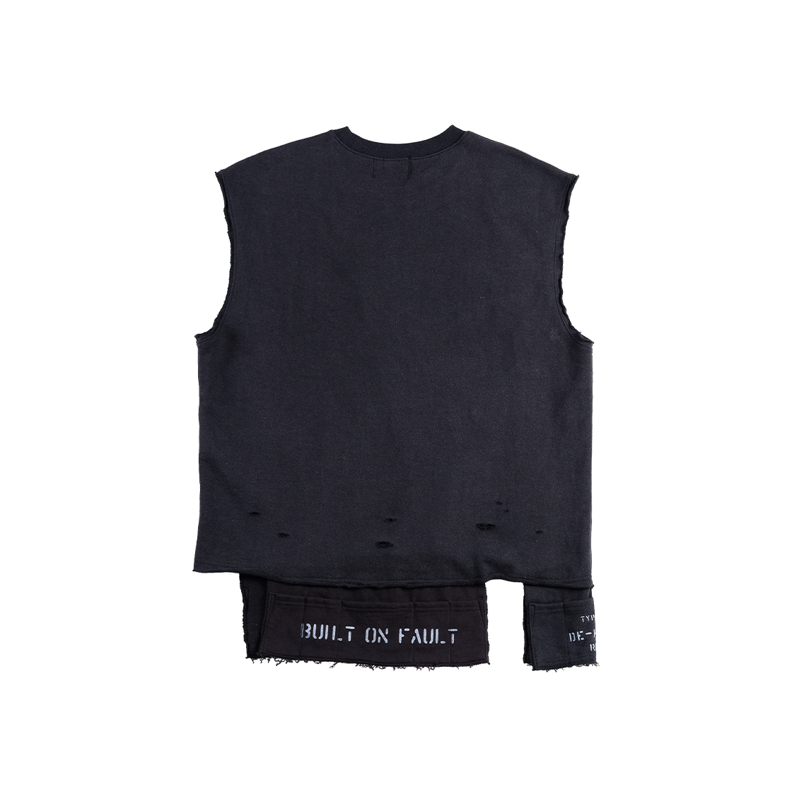 레저렉션13 리컨피규어드 슬리브리스  블랙(Resurrection13 Reconfigured Vest Black) - 2
