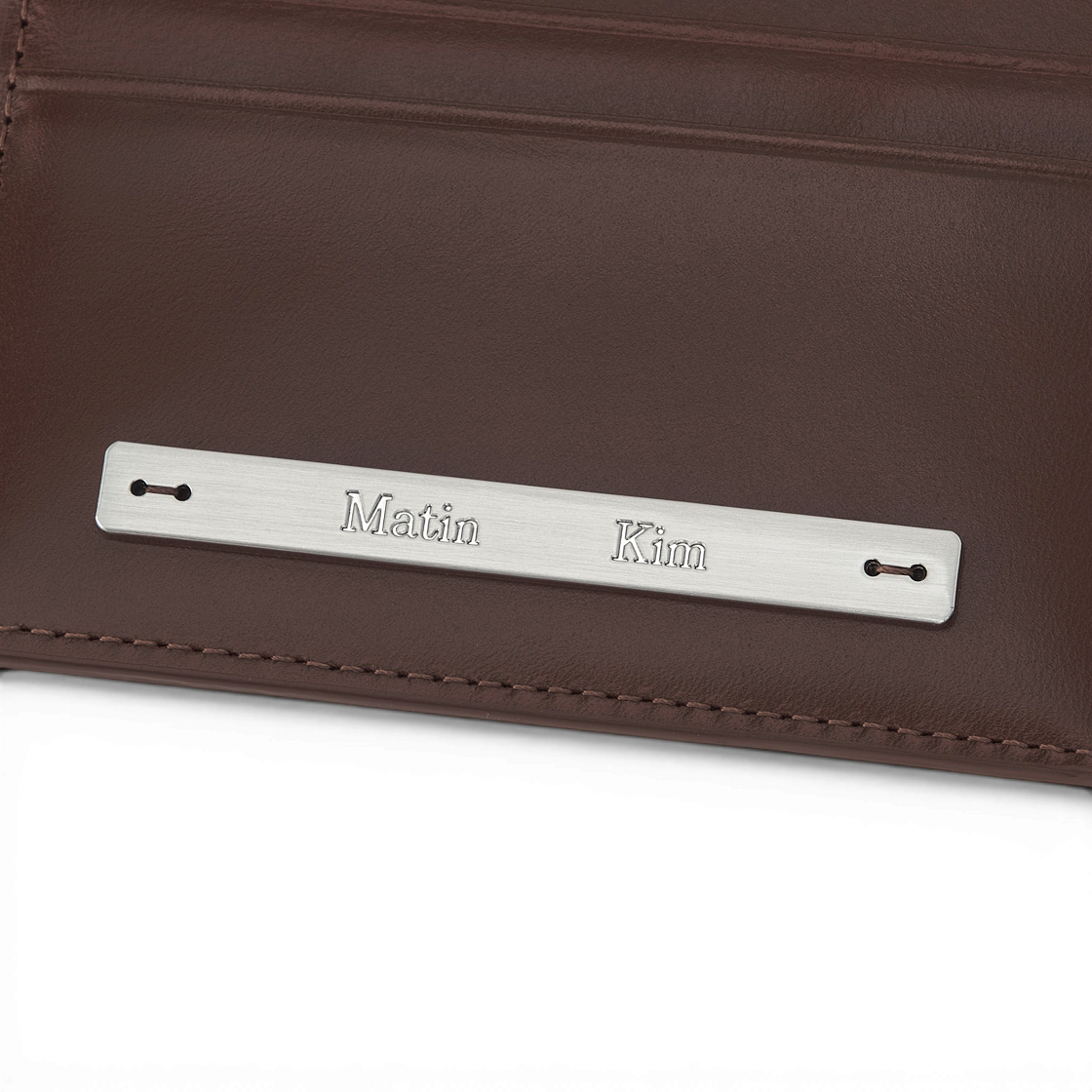 마뗑킴 빈티지 카드 지갑 브라운(Matin Kim Vintage Card Wallet Brown) - 3