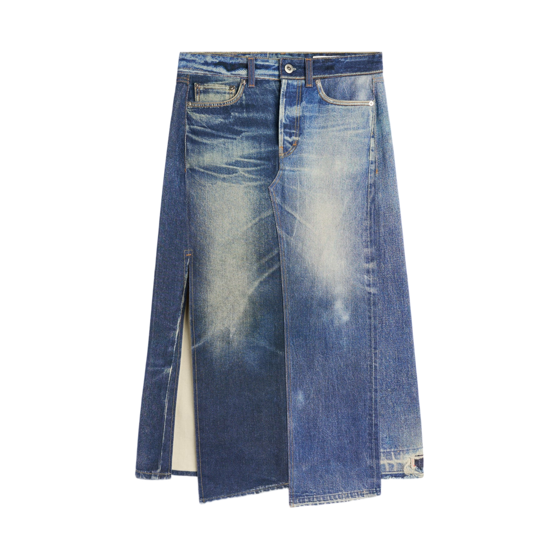 W4265CAZ (W) Our Legacy Craft Skirt Azure Print