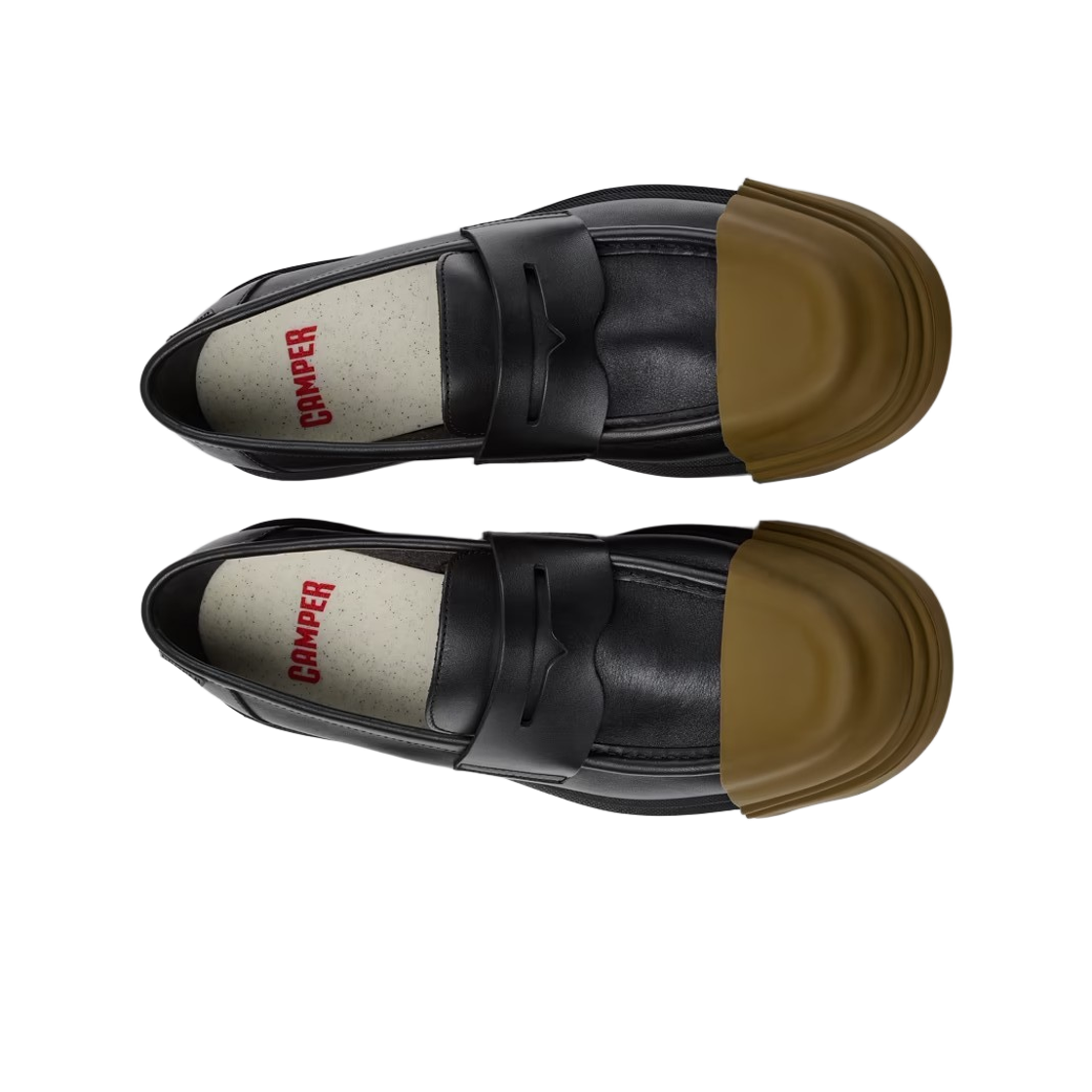 캠퍼 정션 카프스킨 모카신 블랙(Camper Junction Calfskin Moccasin Black) - 2