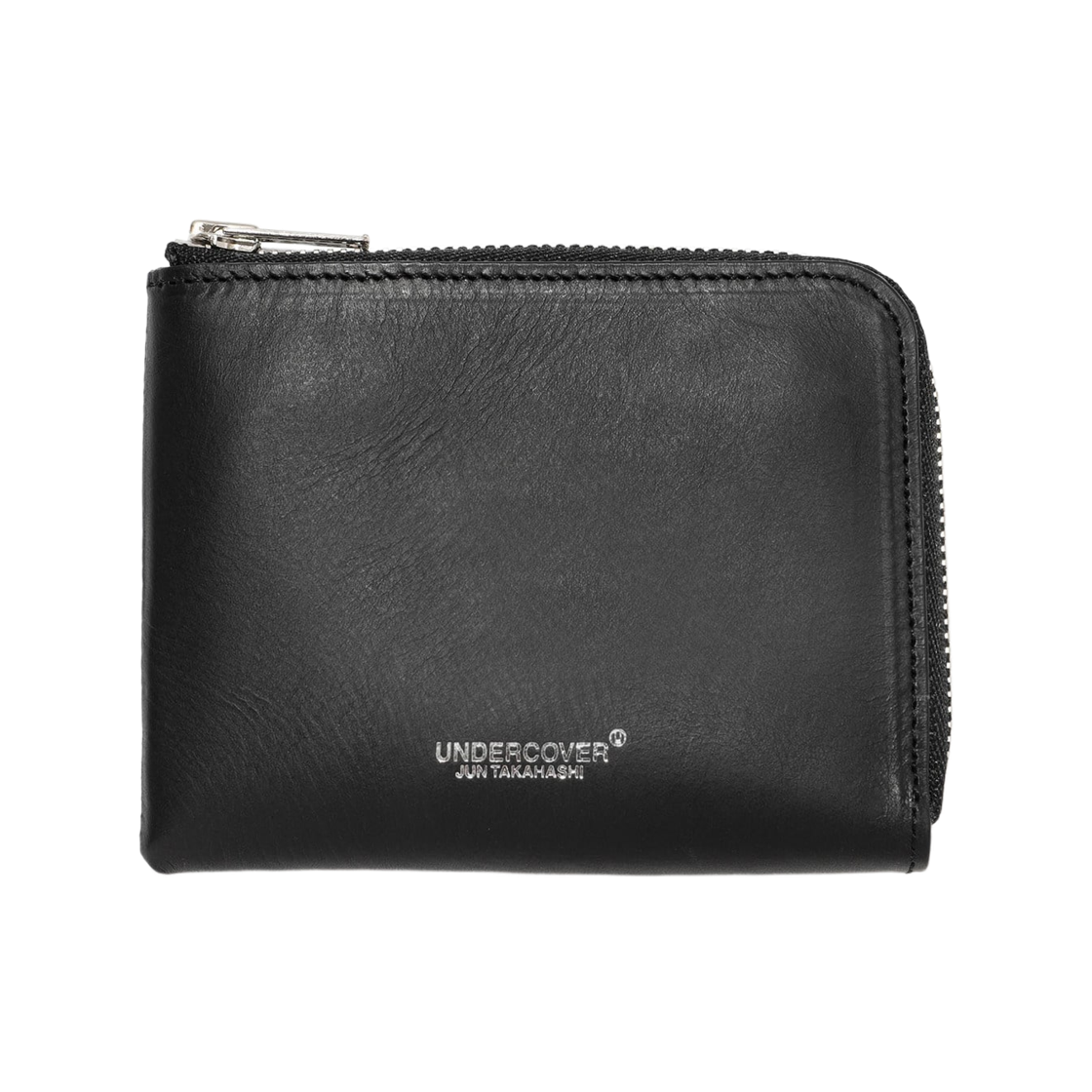 언더커버 UC1E9C01 오일드 레더 미니 파우치 월렛 블랙 실버(Undercover UC1E9C01 Oiled Leather Mini Pouch Wallet Black Silver)