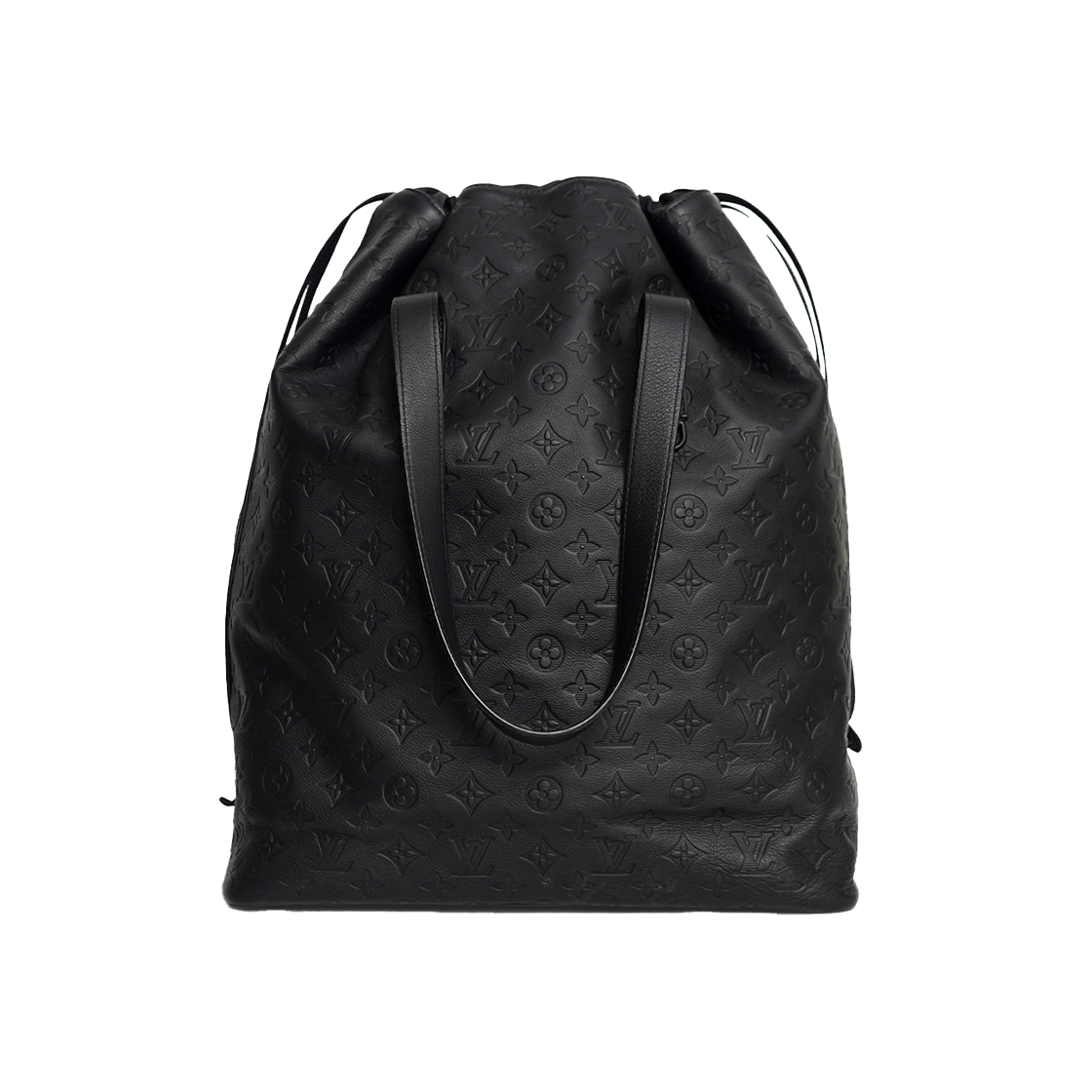 IT7534UU945J Louis Vuitton Monogram Shadow Black Helmet Bag M46554 Built-in Chip