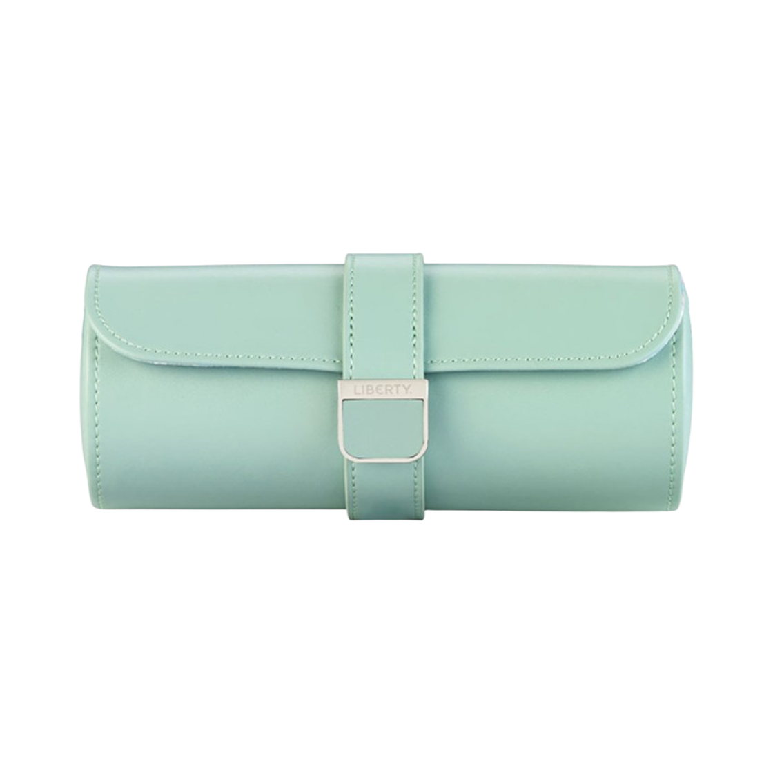 381551 Wolf 1834 x Liberty London Triple Watch Roll Sage Green