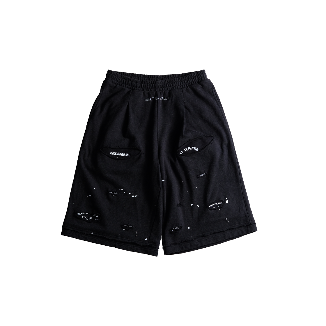 레저렉션13 폴트 빌트 스웻 쇼츠 블랙(Resurrection13 Fault-Built Sweat Shorts Black)