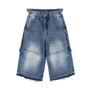 Kamien Ground Bermuda Denim Pants Blue
