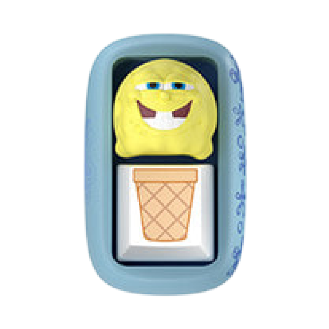 소프 스튜디오 스폰지밥 키캡 스폰지밥 아이스크림 (개봉 박스)(Soap Studio SpongeBob SquarePants Keycap Spongebob Ice Cream (Opened Case))