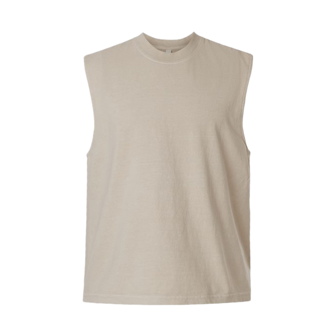 207GD AAA Garment Dyed Sleeveiess Shirt Beige