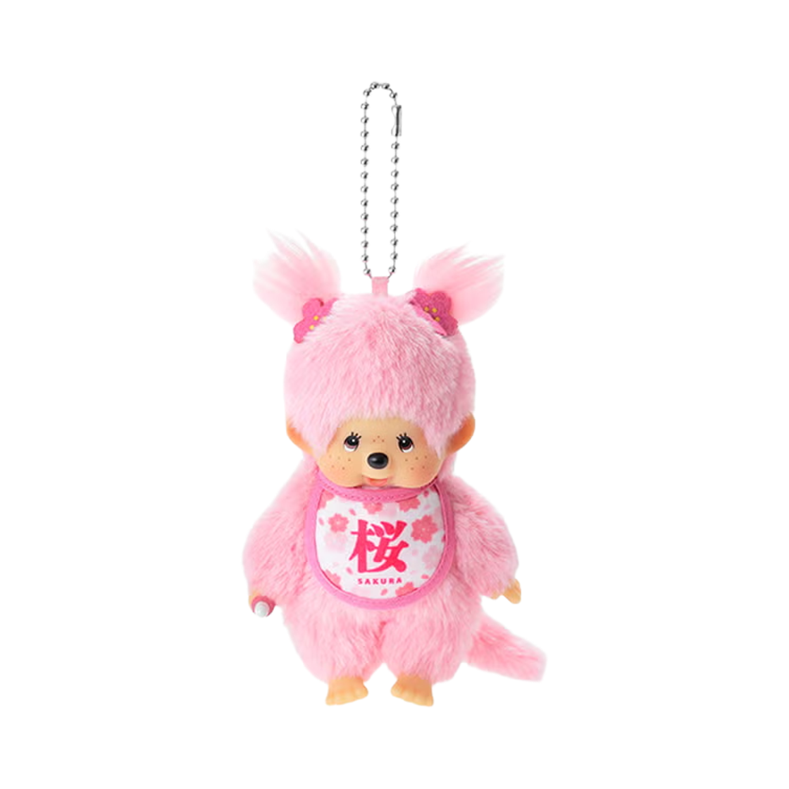 몬치치 체리 블라썸 몬치치 키체인 걸(Monchhichi Cherry Blossom Monchhichi Keychain Girl)