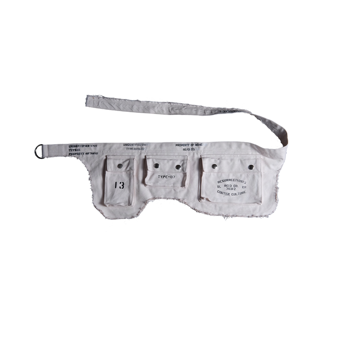 레저렉션13 타입-07 벨트백 크림(Resurrection13 Type-07 Belt Bag Cream)
