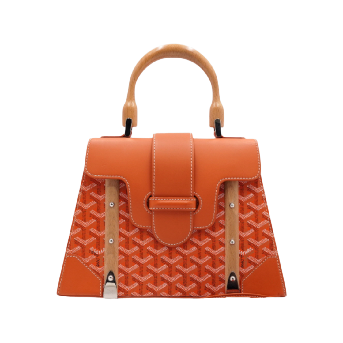 IT2UIHFCH798 Goyard Orange Saigon PM Tote & Shoulder Bag