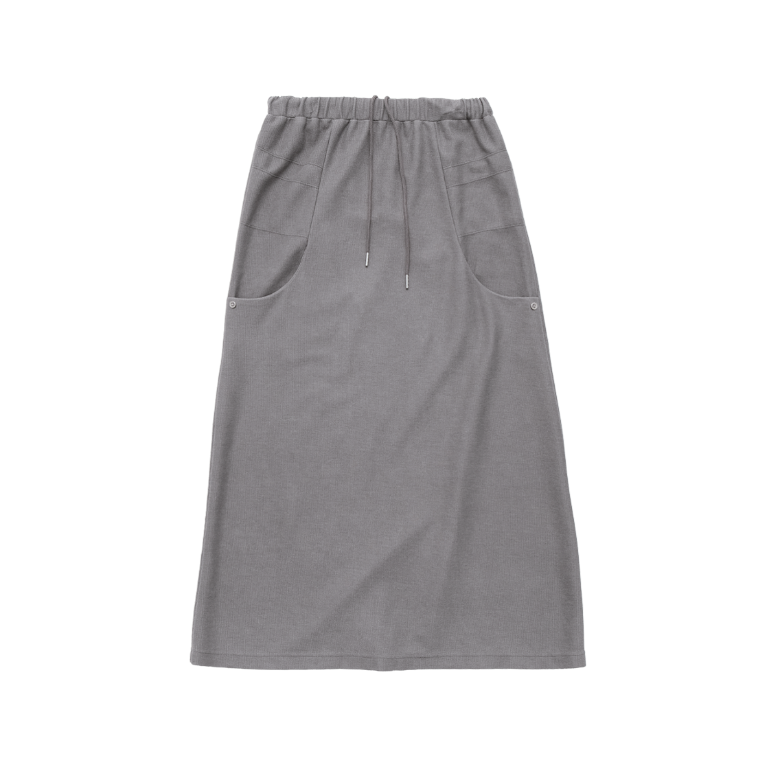폴리테루 우먼 이지 스웨트 스커트 그레이(Polyteru Women Easy Sweat Skirt Gray)