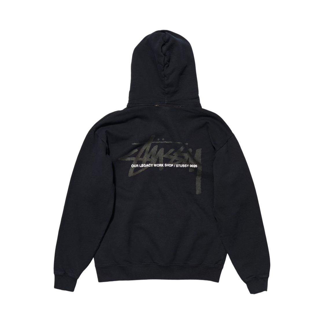 3923657 Stussy x Our Legacy Yin Yang Pig. Dyed Hood Caramel Overdyed Black