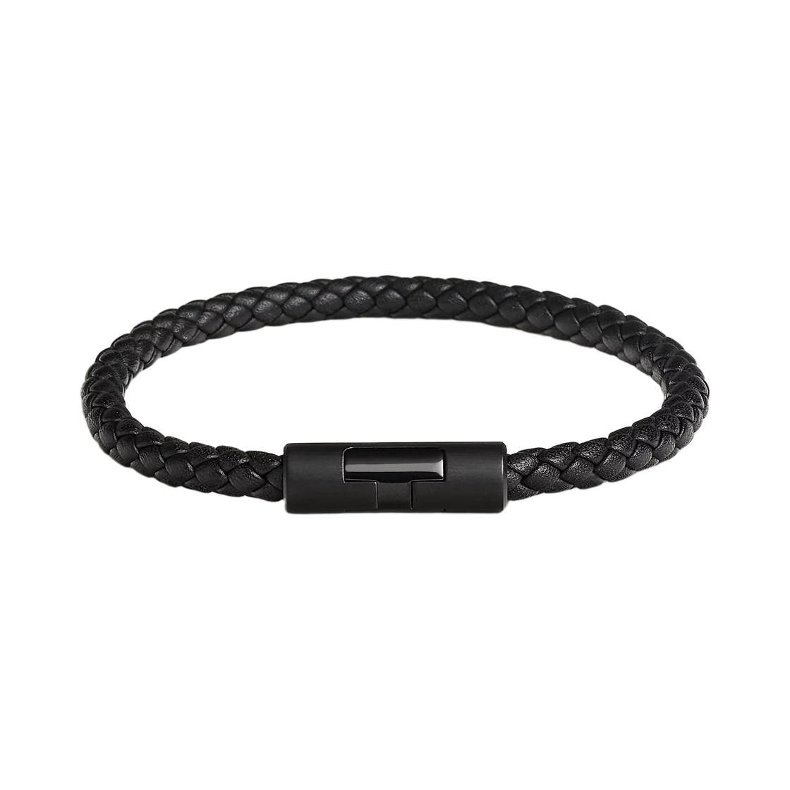 H077324FI89 Hermes Puzzle H Bracelet Swift Calfskin & So Black Noir
