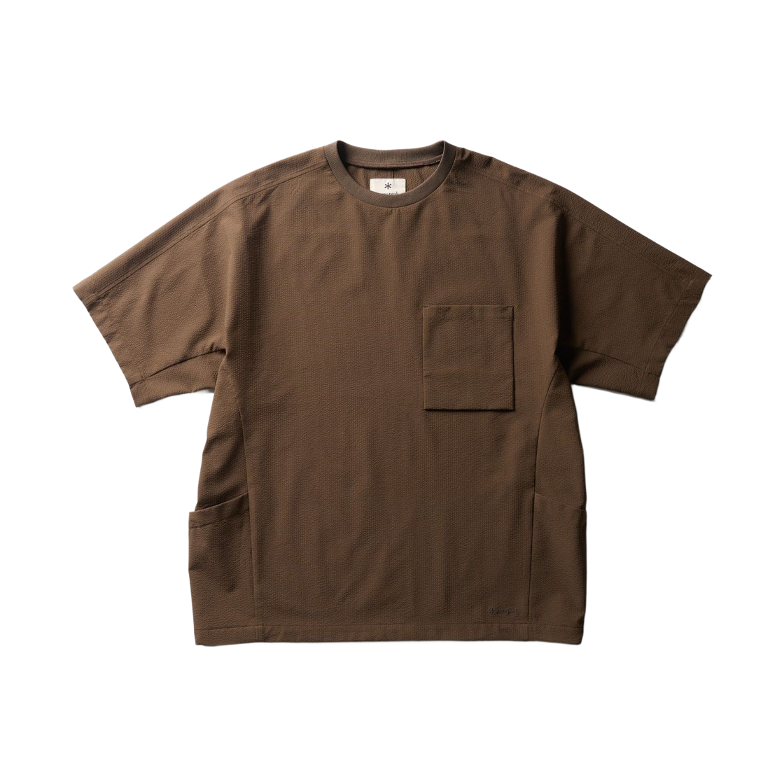 스노우 피크 에어로 숏슬리브 티셔츠 브라운(Snow Peak Airo Short Sleeve T-Shirt Brown) - 1