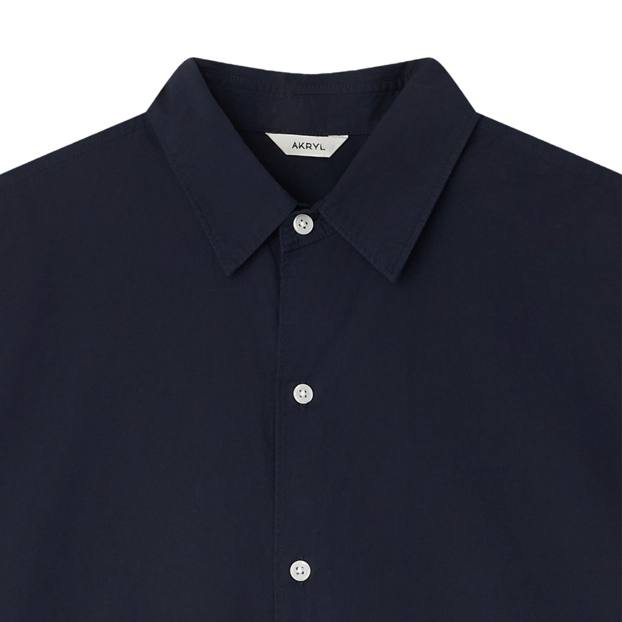 아크릴 타이프라이터 셔츠 네이비 - 26FW(AKRYL Typewriter Shirt Navy - 26FW) - 3