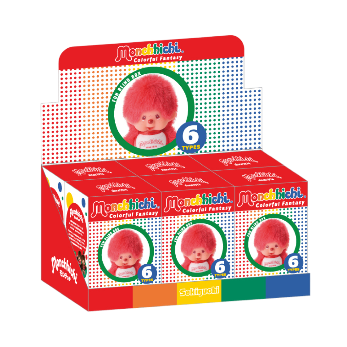 - Monchhichi Colorful Fantasy Sealed Case (6 Blind Boxes)