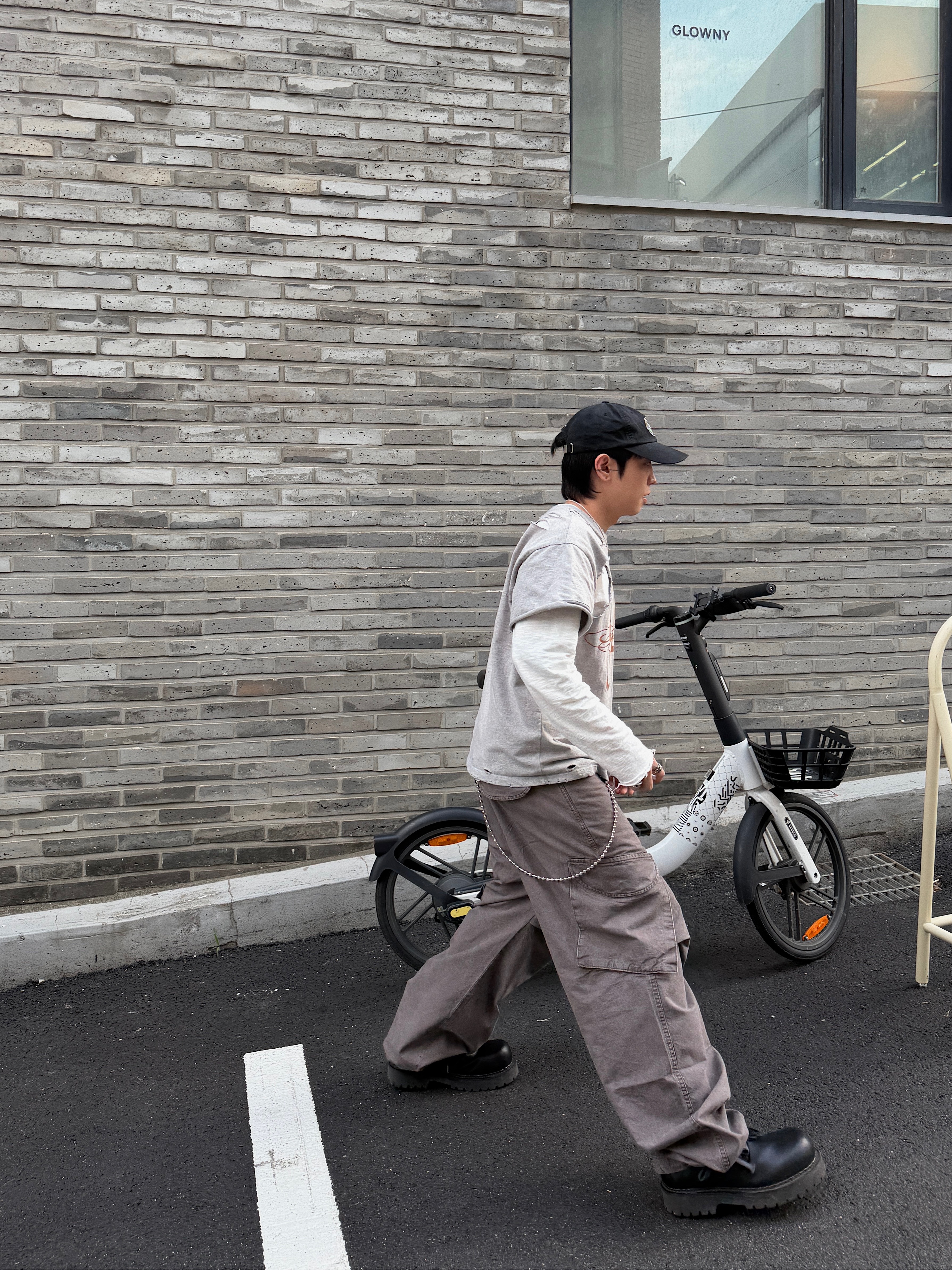 LOSTGARDEN Phantom, MJD Washed Ripstop Cargo Pants Sweet Potato 착용 스타일 - 2