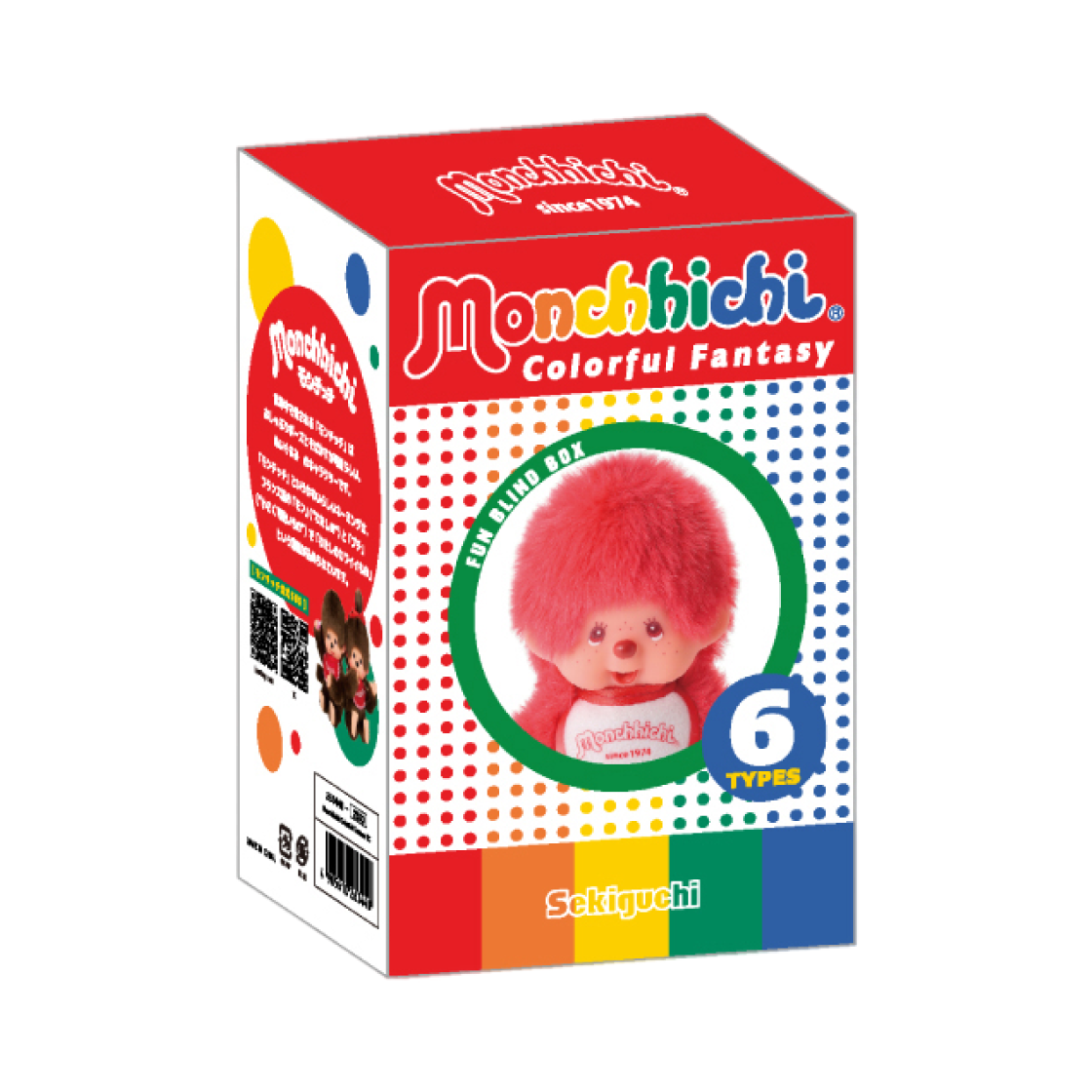 몬치치 컬러풀 판타지 미개봉 랜덤박스 (1개입)(Monchhichi Colorful Fantasy Sealed Case (1 Blind Box))