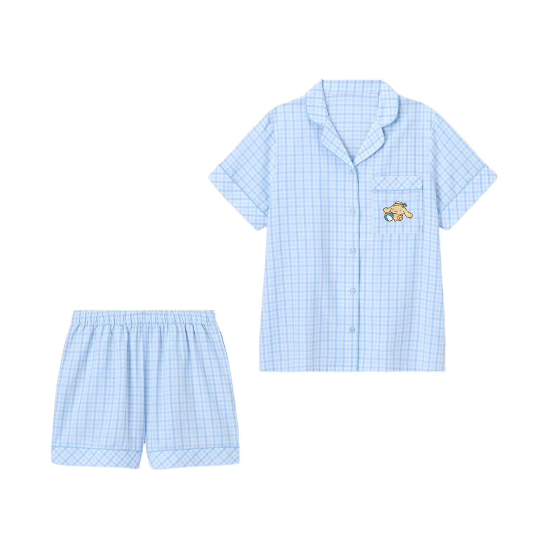 360513-60 (W) GU x Sanrio Characters Cinnamoroll Pajama Light Blue