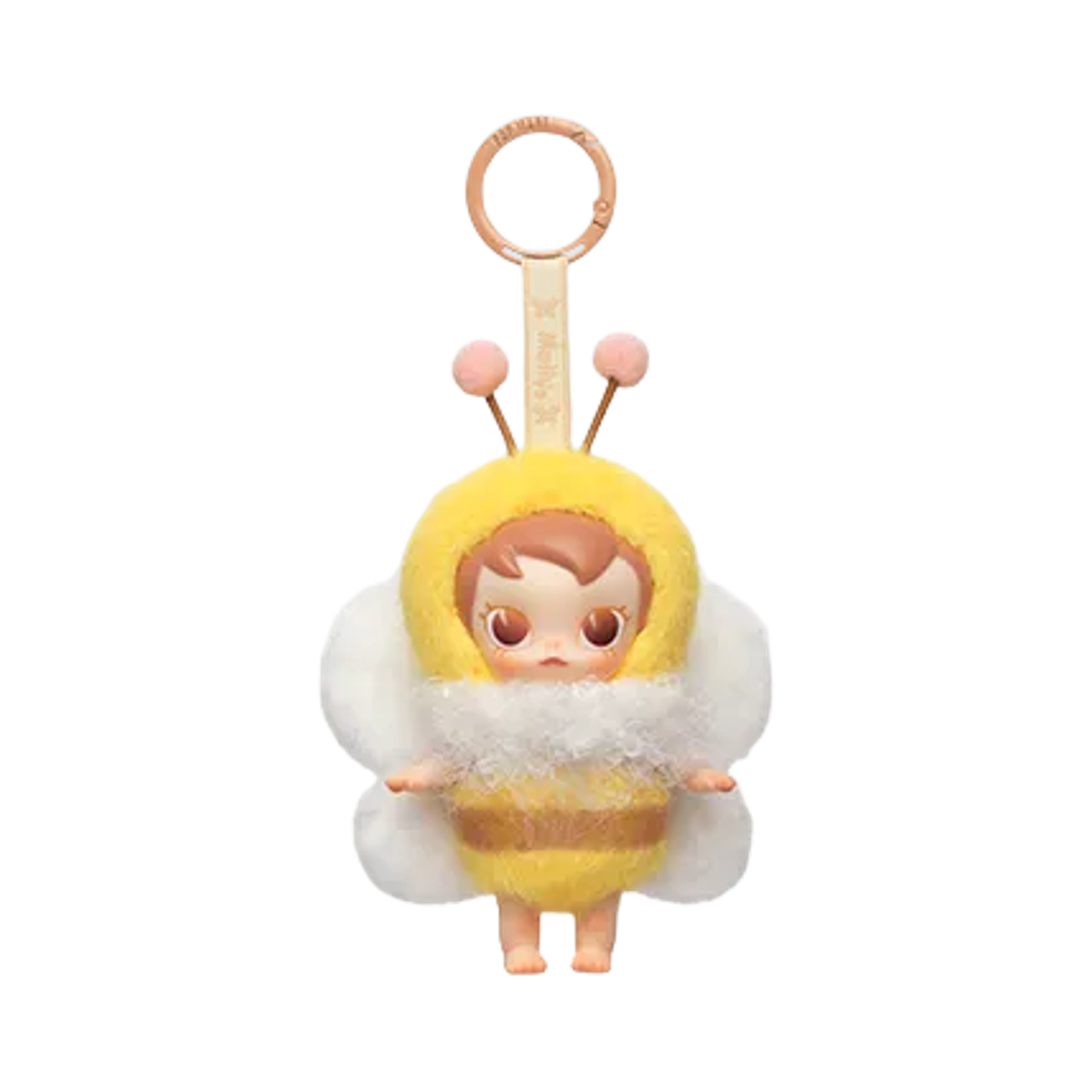 - Pop Mart Baby Molly Buggy Roam Series Vinyl Plush Pendant Lively Bee (Opened Box)