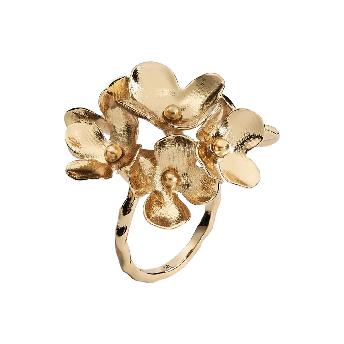 R3081WOMMT-D300 (W) Dior Dioriviera Dior Hortensia Ring Finish Metal Gold