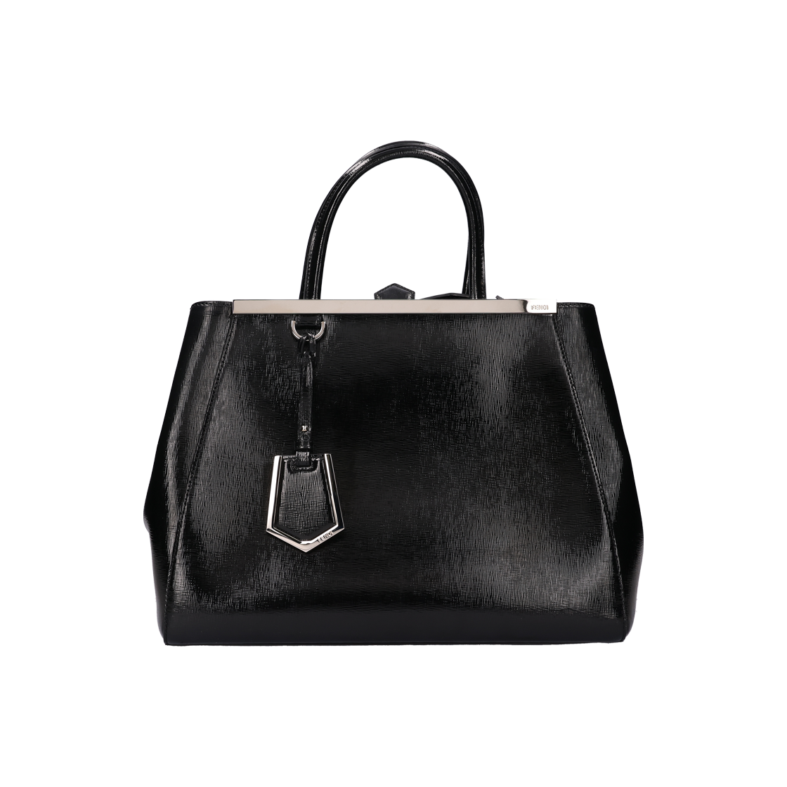 펜디 8BH250 투쥬르 백 페이턴트 레더 블랙(Fendi 8BH250 Toudou Bag in Black Patent Leather)