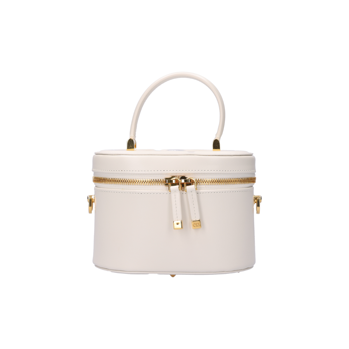 ITCOV36HKHDP Dior S2203UMFV Small CD Signature Vanity Case in Calfskin Latte